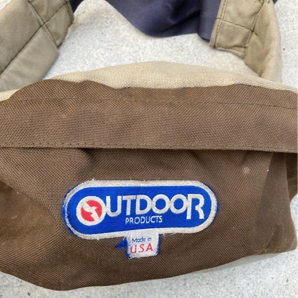 Outdoor Products Vintage Hip Waist Fanny Pack Multicolor USA Pocket DISTRESS